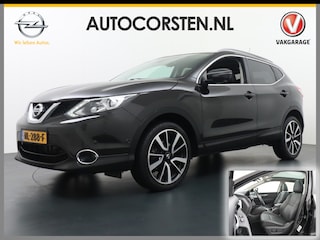 Nissan Qashqai DIG-T 116PK AUT. Pano-Dak Leer+Elektr.+Verwarmd 360°Camera Automaat Navi TrekhaakPdc Tekna Lmv Led Stoelverwarming Bluetooth Isofix Origineel Nederlandse Auto