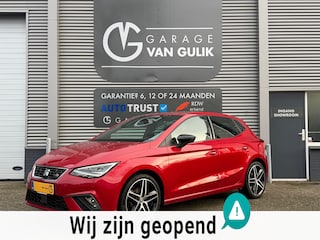 Seat Ibiza 1.0 110PK EcoTSI FR Automaat Clima,Cruise,CarPlay,Keyless,Leder/Alcantara,Led,DAB,Pdc,FrontAssist,Isofix,GetintGlas,