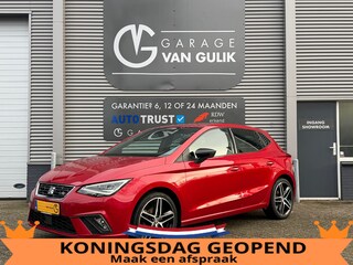 Seat Ibiza 1.0 110PK EcoTSI FR Automaat Clima,Cruise,CarPlay,Keyless,Leder/Alcantara,Led,DAB,Pdc,FrontAssist,Isofix,GetintGlas,