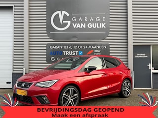 Seat Ibiza 1.0 110PK EcoTSI FR Automaat Clima,Cruise,CarPlay,Keyless,Leder/Alcantara,Led,DAB,Pdc,FrontAssist,Isofix,GetintGlas,