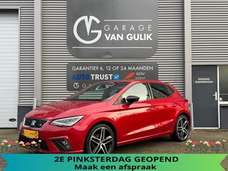 Seat Ibiza 1.0 110PK EcoTSI FR Automaat Clima,Cruise,CarPlay,Keyless,Leder/Alcantara,Led,DAB,Pdc,FrontAssist,Isofix,GetintGlas,