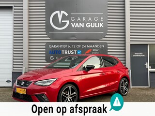 Seat Ibiza 1.0 110PK EcoTSI FR Automaat Clima,Cruise,CarPlay,Keyless,Leder/Alcantara,Led,DAB,Pdc,FrontAssist,Isofix,GetintGlas,