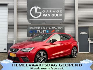 Seat Ibiza 1.0 110PK EcoTSI FR Automaat Clima,Cruise,CarPlay,Keyless,Leder/Alcantara,Led,DAB,Pdc,FrontAssist,Isofix,GetintGlas,