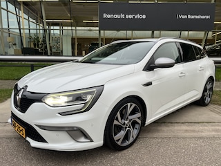 Renault Mégane Estate 1.6 TCe GT 205 PK / Dealer onderhouden / 4Control / Trekhaak afneembaar / Stoelverw. / Head-up display / DAB /