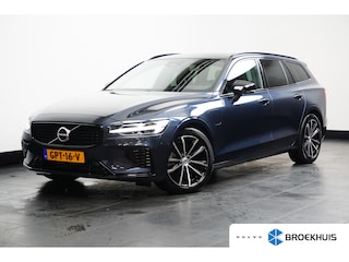 Volvo V60 2.0 T6 Plug-in hybrid AWD Ultra Dark | Trekhaak | Panoramadak | BLIS | PDC V+A en camera | Stoel + Stuurverwarming | Elektrische achterklep | Adaptive Cruiscontrol |