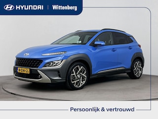 Hyundai Kona 1.6 GDI HEV Premium Sky | Schuif Kantel dak | Lederen Bekleding | Stoel & Stuur verwarming | Adaptive Cruise | Trekhaak 1350kg Geremd |