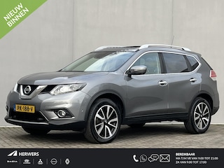 Nissan X-Trail 1.6 DIG-T Tekna / Afneembare Trekhaak (1800kg) / Elektrisch Glazen Schuif- en Kanteldak / Stoelverwarming / Rondzichtcamera / Cruise Control / Climate Control / Elektrische Stoelen / Elektrische Kofferbak / Verschuifbare Achterbank /