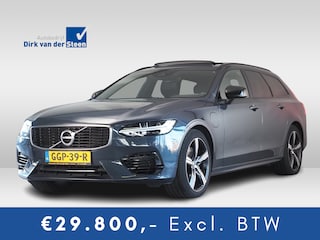 Volvo V90 2.0 T8 AWD Plug-in Hybrid R-Design | Luchtvering | Stoelventilatie | Massagestoelen | Panoramadak | Dodehoekdetectie | Pilot Assist | Head-Up Display | Stoelverwarming