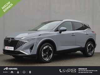 Nissan Qashqai 1.3 MHEV Xtronic N-Connecta Automaat / Fabrieksgarantie tot 02-2028 / Panorama Dak / Facelift / Cold pack / Pack Easy / Allseason banden / HUD / Elektrische achterklep / Trekgewicht 1800 kg / Rondomzicht camera /