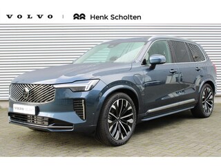 Volvo XC90 T8 Recharge AWD Ultra Bright | Luchtvering | Semi-elektrische trekhaak | Panoramadak met schuif-/kantelfunctie | Verwarmbare voorstoelen met massagefunctie en ventilatie | Verwarmbare achterbank | Premium audio by Bowers & Wilkins | Standkachel | 360° Parkeercamera |