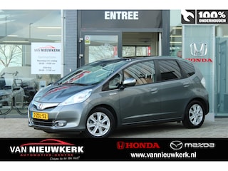 Honda Jazz Hybrid 1.4 i-VTEC 102pk Automaat Elegance | Cognac Leer | Pano | Clima | Navigatie | Cruise Controle |
