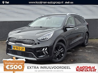 Kia Niro 1.6 GDi Hybrid DynamicPlusLine Navigatie, Lederen bekleding, Stoel- & Stuurwiel verwarmd, Dodehoekdetectie, Smart Key, Privacy Glass, Dealeronderhouden