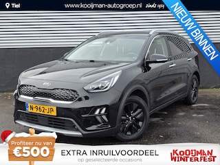 Kia Niro 1.6 GDi Hybrid DynamicPlusLine Navigatie, Lederen bekleding, Stoel- & Stuurwiel verwarmd, Dodehoekdetectie, Smart Key, Privacy Glass, Dealeronderhouden