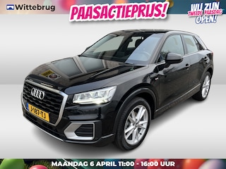 Audi Q2 35 TFSI CoD S-Line / AUTOMAAT/ 2X S-LINE/ 150 PK/ PARK.SENSOREN V+A/ CRUISE CONTROL/ STOEL VERWARM./ BLUETOOTH/ NAVI/ SPRAAK BEDIENING/ RADIO/ LED/ CLIMA/ ISOFIX/ 18'' LMV
