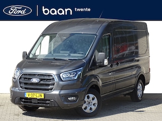 Ford Transit L2H2 350 2.0 TDCI 165pk Limited | Trekhaak | Dubbele schuifdeur | Bijrijdersstoel | Stoel - stuurwielverw. | Blis | Adaptieve cruise. | Snel leverbaar!