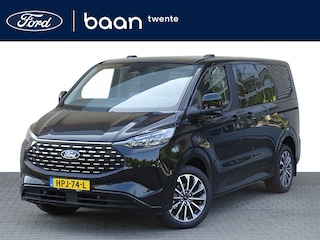Ford Tourneo Custom 2.5 Plug-IN Hybrid 233 PK L1H1 Titanium X | Incl. BTW & BPM | 8 Persoons | Elektr. Schuifdeuren | Panorama dak | Trekhaak | Leer | B&O | Adaptive Cruise C. |