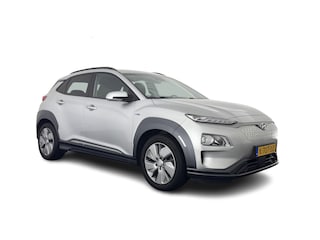 Hyundai Kona EV Fashion 64 kWh (3-Fase) {SOH-100%} (INCL-BTW) Aut * HEATPUMP | NAVI-FULLMAP | LEATHER-FABRIC | KEYLESS | CAMERA | DAB | ECC | PDC | ADAPTIVE-CRUISE | LANE-ASSIST | HEATED SEATS | PRIVACY-GLASS | HEAD-UP | SHIFT-PADDLES | 17"A