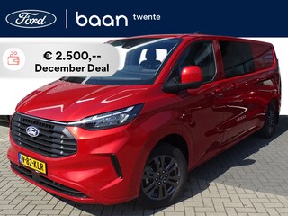 Ford Transit Custom 320 2.0 TDCI 136 PK L2H1 Limited Automaat | Dubbele Cabine Snoeks | 5 persoons | AGR Stoelen | LED | Apple Carplay | Android Auto