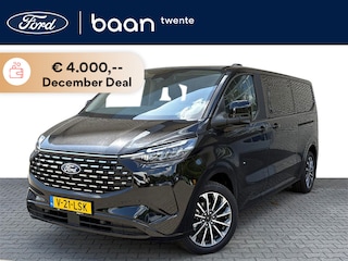 Ford Transit Custom PHEV 233PK L2 Titanium X | Dubbel Cabine | 3 losse stoelen | Elektr. wegklapbare trekhaak | 1.850kg trekgw.