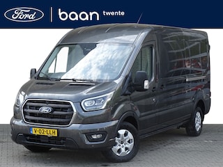 Ford Transit 350 L3H2 2.0 TDCI 165pk Limited | Full Options | Dubbele Schuifdeur | Bijrijdersbank | 360 Camera | Adaptieve Cruise. | Trekhaak |