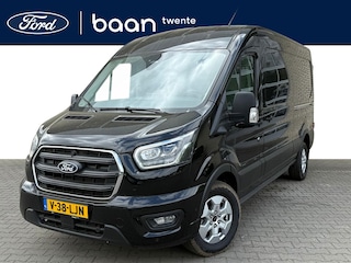 Ford Transit L3H2 350 2.0 TDCI 165pk Limited | Trekhaak | Dubbele schuifdeur | Bijrijdersbank / Stoel - stuurwielverw. | Blis | Adaptieve cruise. | Snel leverbaar!