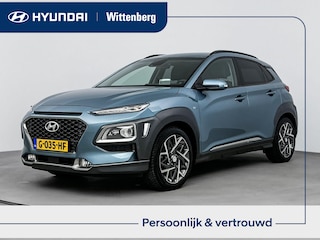 Hyundai Kona 1.6 GDI HEV Premium | Achteruitrij Camera | Adaptive Cruise | Lederen Bekleding | Navigatie | Lane Assist | Elektrische Stoelen |