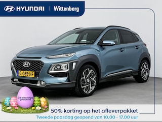 Hyundai Kona 1.6 GDI HEV Premium | Achteruitrij Camera | Adaptive Cruise | Lederen Bekleding | Navigatie | Lane Assist | Elektrische Stoelen |