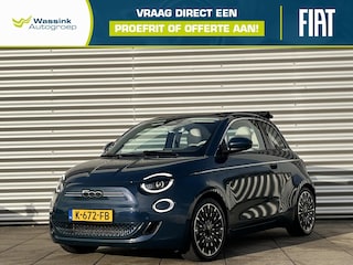 Fiat 500 42 KwH 118 PK La Prima | Navigatie | Camera | NL Auto | Leder | Leuke combinatie