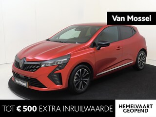 Renault Clio TCe 90 GPF Techno | EASY LINK navigatiesysteem met Apple CarPlay & Android Auto | Achteruitrijcamera + sensoren | Climate control | 16" Lichtmetalen velgen | Metaalkleur |