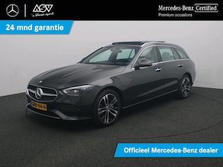 Mercedes-Benz C-klasse Estate 300 de 4MATIC Luxury Line Panoramadak, stoelverwarming en ventilatie, Head-up Display