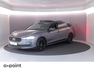 Skoda Superb combi 1.5 TSI MHEV First Edition 150 pk Automaat (DSG) | Verlengde garantie | Navigatie | Panoramadak | Parkeersensoren | Achteruitrijcamera | Matrix LED koplampen | Stoelverwarming |