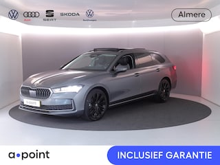 Skoda Superb combi 1.5 TSI MHEV First Edition 150 pk Automaat (DSG) | Verlengde garantie | Navigatie | Panoramadak | Parkeersensoren | Achteruitrijcamera | Matrix LED koplampen | Stoelverwarming |