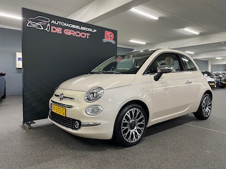 Fiat 500 0.9 TwinAir Turbo Collezione/ Eerste eigenaar/ Nederlandse auto/ Pano/ LMV/ Beige kleur