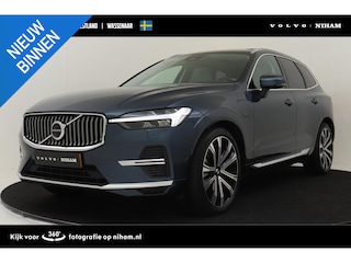Volvo XC60 T8 PLUG-IN HYBRID AWD ULTIMATE BRIGHT -PANO.DAK|BOWERS&WILKINS|GEVENT.LEDER+MASSAGE|LUCHTVERING|360°CAM|HEAD-UP DISP.|ADAP.LED|DASHCAM|TREKHAAK|21"