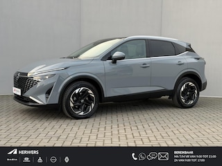Nissan Qashqai 1.3 MHEV Xtronic N-Connecta / Fabrieksgarantie tot 02-2028 / Panoramadak / ACC Cruise / 360° Camera / Cold Pack / Head-up display / Elek. Klep / DAB  / All Season / Keyless /
