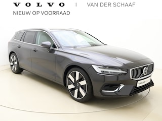 Volvo V60 T6 350pk AWD Essential Edition Bright / Voorraadkorting €8000,- / Blond leder / ACC / PDC V+A / Camera /  Stoel/- en stuurverwarming / 19'' Velgen / Getint glas /