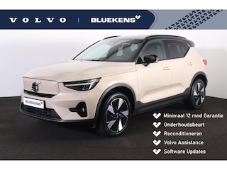 Volvo EX40 Twin Performance Ultra - Panorama/schuifdak - IntelliSafe Assist & Surround - 360º Camera - Harman/Kardon audio - Verwarmde voorstoelen, stuur & achterbank - Parkeersensoren voor & achter - Elektr. bedienb. voorstoelen met geheugen links - Draadloze tel. lader - Warmtepomp - Extra getint glas - Elektr. inklapbare trekhaak - 19' LMV