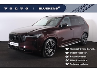 Volvo XC90 T8 Recharge AWD Ultra Dark - Luchtvering - Panorama/schuifdak - IntelliSafe Assist & Surround - 360º Camera - Bowers & Wilkins audio - Verwarmde voorstoelen, stuur & achterbank - Parkeersensoren voor & achter - Elektr. bedienb. voorstoelen met geheugen - Geventileerde voorstoelen - Head up display - Draadloze tel. lader - Extra getint glas - Elektr. inklapbare trekhaak - 22' LMV