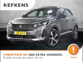 Peugeot 3008 1.6 HYbrid4 300PK GT | AppleCarPlay/AndroidAuto | 4x4! | Navigatie | Stoelverwarming | Schuifkanteldak | Adaptive Cruise Control | Keyless | FULL LED | 360'Camera | Isofix | Privacy Glass | Elektrische Klep |