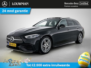 Mercedes-Benz C-klasse Estate 180 Star Edition AMG Panoramadak elct. | 5 spaaks licht metalen velgen | Naviagtie | parking support met camera achter\| Inclusief 24 maanden Mercedes-Benz Certified garantie voor Europa.
