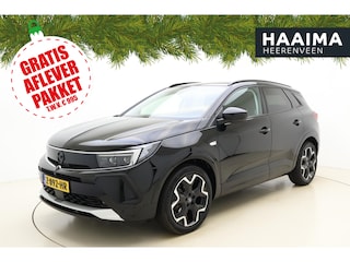 Opel Grandland 1.2 Turbo 130pk Automaat Ultimate | Alcantara bekleding | Navigatie | Trekhaak | Elektrische achterklep | Adapt. Cruise control | Camera | Winterpakket | 19" Lichtmetalen velgen | Zeer luxe!
