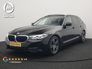 BMW 5-serie Touring 530e Executive Plug In Hybrid 293pk Dealer O.H. PHEV | Panodak | 360 Camera | Lederen Sportstoelen Verwarmd | Sfeerverlichting | Apple Carplay | Navigatie | Virtual | DAB |