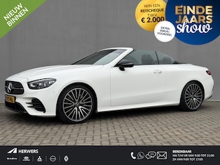 Mercedes-Benz E-klasse Cabrio 200 AMG Line / Burmester / Matrix / Nekverwarming / elektr. Stoelen + Memory / 360 Cam / BENZ Parfumering / Dashcam /