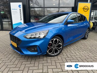 Ford Focus 1.0 125PK Hybrid ST Line X | LED KOPLAMPEN| STUUR-, STOEL- EN VOORRUITVERWARMING| NAVIGATIE| CAMERA| PARKEERSENSOREN V+A| CRUISE CONTROL| DAB|