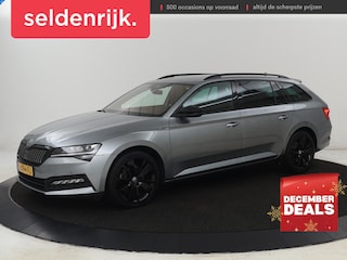 Skoda Superb 1.4 TSI iV Sportline | Trekhaak | 360 Camera | Achterbankverwarming | Adaptive cruise | Alcantara | Matrix LED | Carplay | Keyless | Sportstoelen | Memory | Navigatie | Stuurverwarming | PHEV | Plug In