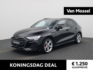 Audi A3 Sportback 45 TFSI e S edition Competition 272 PK | S-Line | Automaat | Navigatie | Head-up display | SONOS | Camera | Stoelverwarming | Dodehoeksensor | LED Matrix | Adaptive Cruise Control | Keyless | Audi Virtual Cockpit Plus |