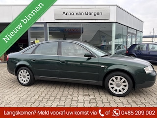 Audi A6 Limousine 2.4 5V Ambition, Lederen interieur, navi, xenon, clima, cruisecontrol, pdc enz, afkomstig van 2e eigenaar !! UNIEKE YOUNGTIMER