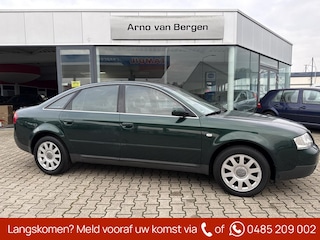 Audi A6 Limousine 2.4 5V Ambition, Lederen interieur, navi, xenon, clima, cruisecontrol, pdc enz, afkomstig van 2e eigenaar !! UNIEKE YOUNGTIMER