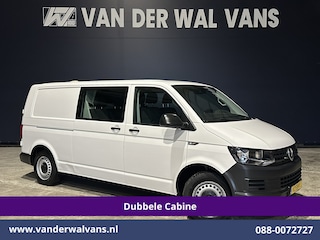 Volkswagen Transporter 2.0 TDI 150pk L2H1 Dubbele Cabine Euro6 Airco | 6-Zits | Cruisecontrol 2500kg trekhaak