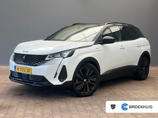 Peugeot 3008 1.6 HYbrid 225 Blue Lease GT Panorama Dak | Elek. Stoelen met Massage | Alcantara | Climate | Adaptive | Black Pack | 19" Lichtmetaal | Apple Carplay/Android Auto|telefoonintegratie premium | Cruise control adaptief met Stop&Go | DAB ontvanger